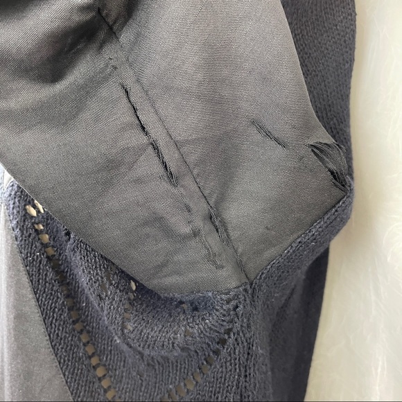 🚫SOLD🚫 VTG 80’s Black Open Knit Diamond Panel - Picture 16 of 16